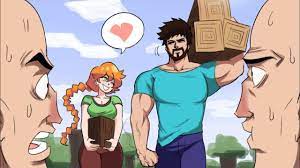 Minecraft comic:Alex and Steve - 