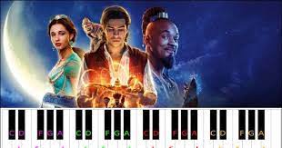 Download digital sheet music of alan menken for string quartet 2. A Whole New World Aladdin 2019 Piano Letter Notes