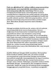 Pekerja yang cemerlang bukan sahaja mahir dan pakar dalam pekerjaannya tetapi juga memiliki akhlak yang mulia. Ciri Ciri Pekerja Cemerlang Karangan Karangan Tentang Ciri Ciri Pekerja Cemerlang Kecemerlangan Dalam Bidang Akademik Merupakan Idaman Dan Impian Setiap Pelajar Sersanmei