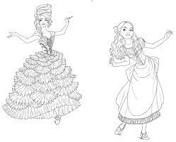 Starring keira knightley as the sugar plum fairy, disney's new holiday feature film the nutcracker and the four realms is directed by lasse hallström and joe johnston, and inspired by e.t.a. Coloring Page The Nutcracker And The Four Realms Sugar Plum Fairy And Clara 1