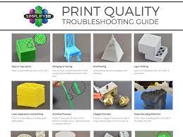 Simplify3d Releases Comprehensive Troubleshooting Guide For All Your 3d Printing Issues 3dprint Com The Voice Of 3d Printing Additive Manufacturing Print Quality 3d Printing Projects Cool 3d Prints