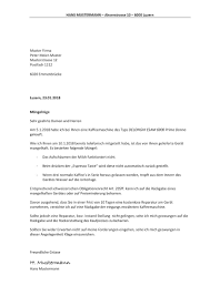 Wenn sie eine vorlage auswählen, wird ihnen ein dialogfeld angezeigt. Reklamation Garantie Vorlage
