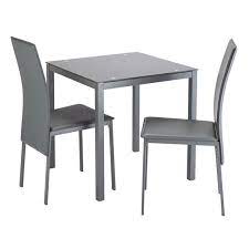 Maybe you would like to learn more about one of these? Buy Argos Home Lido Glass Dining Table 2 Grey Chairs Space Saving Dining Sets Argos