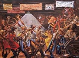 Jj Good Times Ghetto Art Ernie Barnes Black Art Black Artists