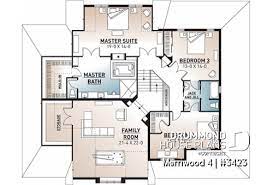 Unique layout has 2 bedrooms on the main floor and the 3rd bedroom & master bedroom above with its own private. 4 Bedroom 3 Bathroom House Plans Simple Home Floor Plans