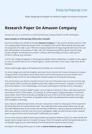 Universal college application form sample in pdf. Research Paper On Amazon Company Essay Example