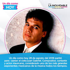 Hoy recordamos a un grande en doble horario! Especial de #JuanGabriel: 7  a.m. con Victor Infantas en 'Una Mañana Inolvidable' 11:30 a.m. con Roxy en  'Momentos Inolvidables'