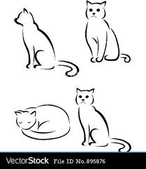 A Couple Of Poses Cizimler Kedi Dovmeleri Cizilecek Seyler