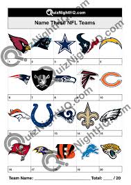 Use it or lose it they say, and that is certainly true when it comes to cognitive ability. Sports Team Logos 004 Nfl Quiznighthq