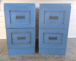 Metal File Cabinet Makeover Scavenger Chic