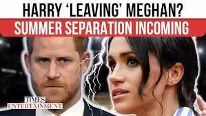Harry Ready to LEAVE Meghan for the Summer? Royal Insider EXPOSES Duke’s  MAJOR Separation Plan
