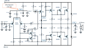Bass & treble control circuit diagram 8ohms. 120w Power Amplifier Power Supply Electronic Schematic Diagram