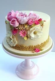 Elegant Pink And Gold Birthday 25th Birthday Cakes Elegant Birthday Cakes Birthday Cake For Women Elegant
