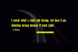 I Know It S Wrong But It Feels So Right Quotes Top 12 Famous Quotes About I Know It S Wrong But It Feels So Right