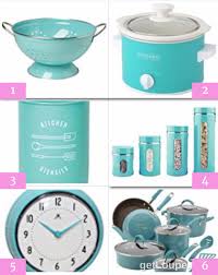 tiffany blue kitchen accessories