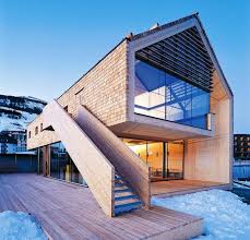 Larchenschindeln Schindelfassade Olympiahaus Architektur Haus Architektur Architektur Haus