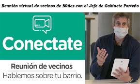 Se esse fanno parte integrante del testo sono chiamate illustrazioni. Reunion Virtual De Vecinos De Nunez Con El Jefe De Gabinete Porteno Mi Belgrano