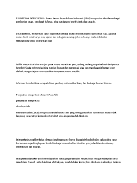 Interpretasi adalah seni yang pengertian interpretasi adalah tafsiran, penjelasan, makna, arti, kesan, pendapat, atau pandangan. Pengertian Interpretasi
