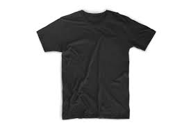 Download Realistic T Shirt Templates Kaos Hitam Desain Pakaian