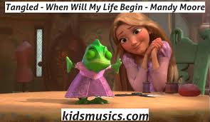 Check out music from cartoon movies by animation soundtrack ensemble on amazon music. Kidsmusics Tangled When Will My Life Begin Mandy Moore Free Download Mp4 Video 720p Mp3 Pdf Lyrics Kids Music