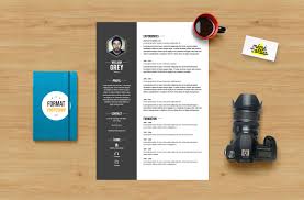 When to use photoshop for a resume. Cv Grey Resume Template Photoshop By Memedanslesorties Thehungryjpeg Com