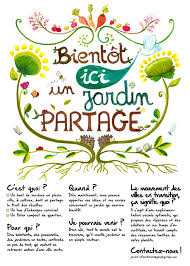 Affiche Illustree Pour Un Jardin Partage A Villeurbanne Blog Jardins Scolaires Jardins Incroyables Comestibles