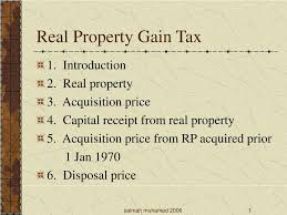 A capital gain (or loss) is the difference between what you paid for an asset and what you sold it for (less any fees incurred during the purchase). Ppt Real Property Gain Tax Powerpoint Presentation Free Download Id 4503504