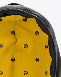 Download Zipped Hoodie Front View In Apparel Mockups On Yellow Images Object Mockups