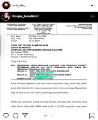 Akta pencegahan pengubahan wang haram pencegahan pembiayaan keganasan dah hasil daripada aktiviti haram 2001 anti money laundering act anti terrorism financing and proceeds of unlawful activities act 2001 pustaka mukmin. Aset Jutawan Kosmetik Popular Dibekukan Atas Akta Penggubahan Wang Haram Pembiayaan Keganasan Bawang Rangers