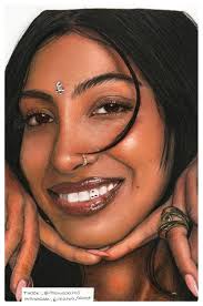 Hi eyekons! This is my drawing of Lara Raj with colored pencils, hope you  like it❤️ VIDEO