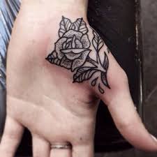 Beautiful Tattoo Rose Flower On Palm Hand Palm Tattoos Rose Tattoos For Women Tattoos