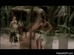 His father introduced him to martial arts when he saw his son. Kick The Tree From Kickboxer Jean Claude Van Damme On Make A Gif