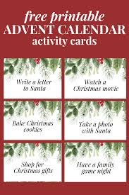 Advent Calendar Activities + Inspiration