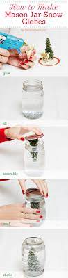 Deck The Halls Diy Mason Jar Snow Globes Jar Crafts Mason Jar Crafts Mason Jar Diy