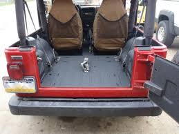 Sprayed Jeep Interior Bed Liner Bed Liner Paint Jeep Interiors