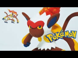 Sculpting Infernape Fire Fighting Pokemon In Clay Youtube