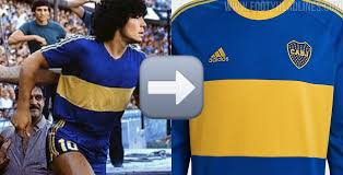 Argentinien trikot retro oder aktuell oder boca juniors maradona. Boca Juniors 2021 Icon Retro Trikot Veroffentlicht Nur Fussball
