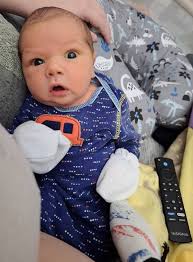 Newborn Inupiaq granddaughter born