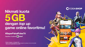 Free and fastest way of getting mobile credits and coins. Codashop 5gb Tri Indonesia