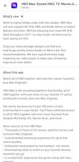 Now streaming all your faves and so much more. 4k Support Finally Hbomax