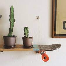 スケボーラックのインテリア実例 roomclip ルームクリップ スケートボード家具 収納 アイデア インテリア