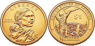 It would be the spelling adopted by the u.s. 2015 Sacagawea Dollar