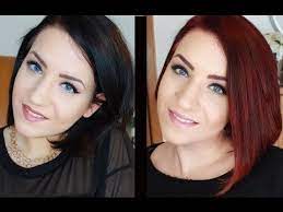 haare farben schwarz zu rot haarmonie11 rebeccafloeter haare rot farben haare schwarz farben coole haarfarben