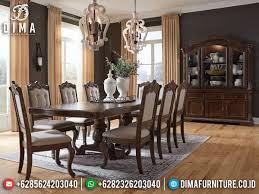 Dengan begitu tentu saja model meja makan. Model Meja Makan Minimalis Terbaru Natural Jati Color Luxury Type Df 1398