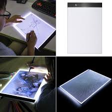 A4 Led Tracing Light Box Slim Portable Led Light Pad Tracer Tsv Usb Powered Drawing Copy Board Tattoo Tracing Led Light Table For Artists Drawing Animation Sketching Stenciling X Ray Viewing Walmart Com