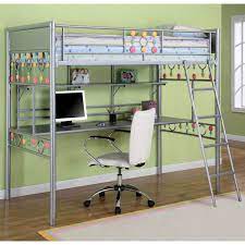 White metal bunk beds are mainly constructed by stainless metal tube. Metal Bunk Beds With Desk Metal Bunk Beds With Desk Cama Com Escrivaninha Decoracao Quarto Apartamento Dicas De Decoracao