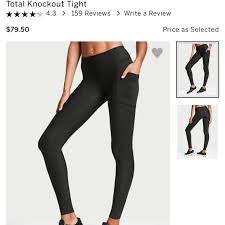 Shop new and gently used women's victoria's secret leggings and save up to 90% at tradesy, the marketplace that makes designer resale easy. Women S Clothing Victoria S Secret Sport Total Knockout Black Pocket Tight Leggings Pants M Short Clothing Shoes Accessories Nanchehomes Com Au
