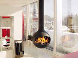 Includes compartment for storing wood. 15 Hanging And Freestanding Fireplaces To Keep You Warm This Winter