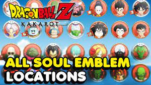 Chichi, 18, videl, satan/hercule, lunch, majin buu, gatchan, senbei, buu's puppy. All Soul Emblem Locations In Dragon Ball Z Kakarot Youtube