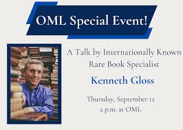 Special Event with Kenneth Gloss